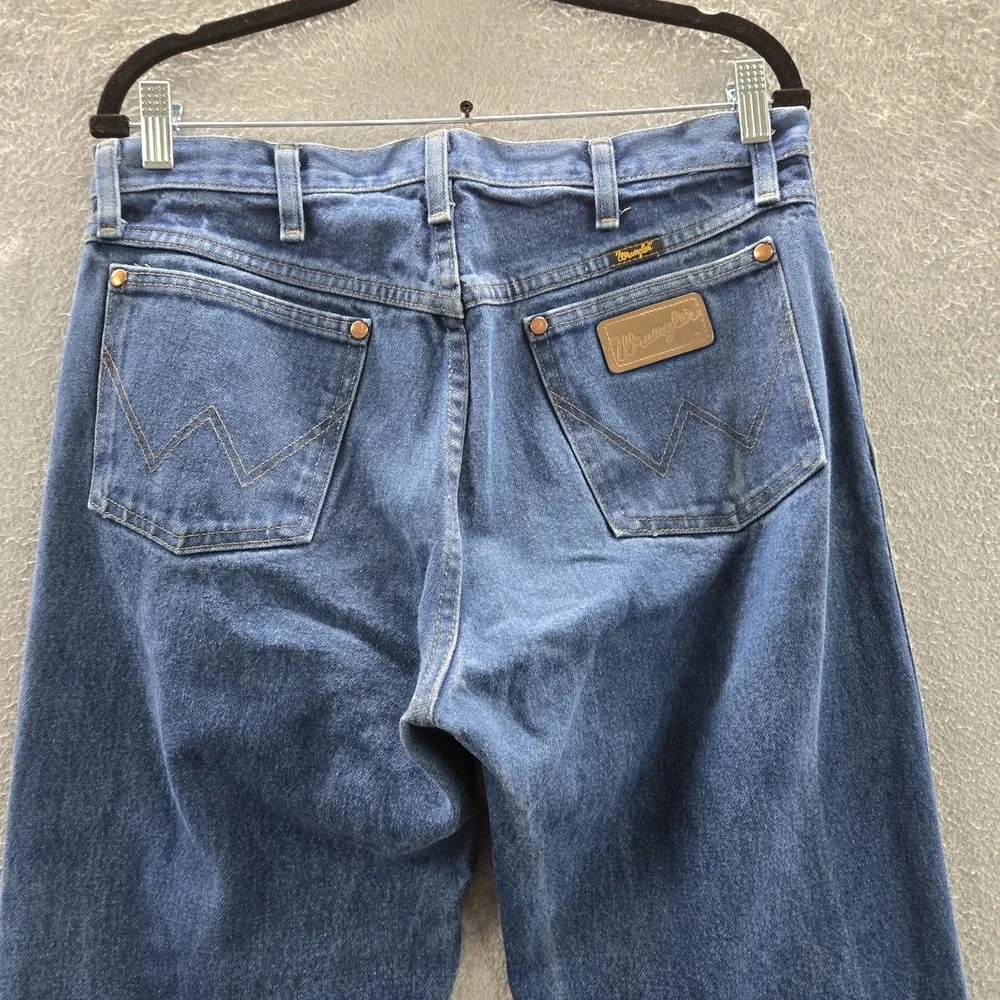Wrangler Men Jeans 33X32 Blue Denim 13MWZ Cowboy Cut Original Fit 31